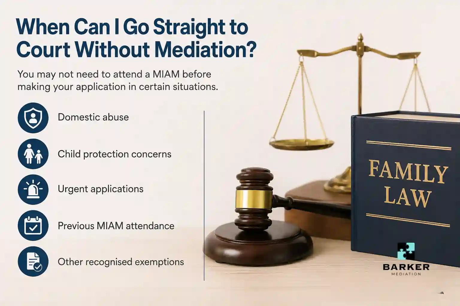 When Can I Go Straight to Court Without Mediation Bromley?